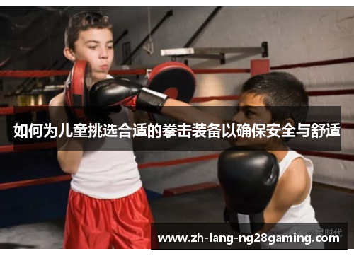 如何为儿童挑选合适的拳击装备以确保安全与舒适